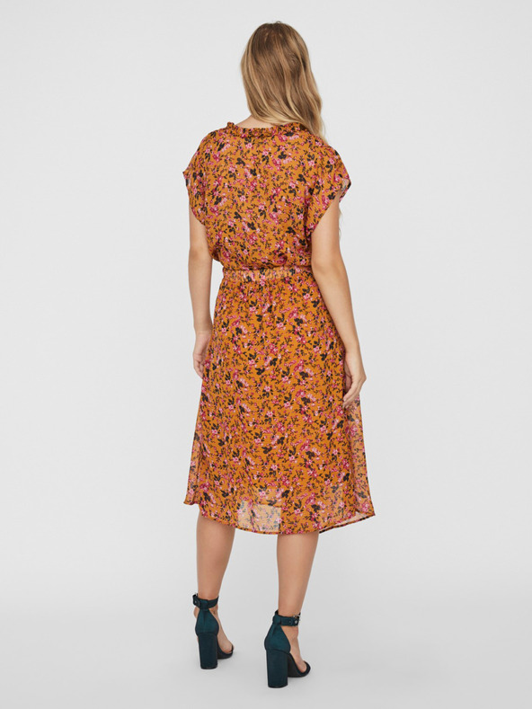 Vero Moda Blusa floreale senape VERO MODA Vilde