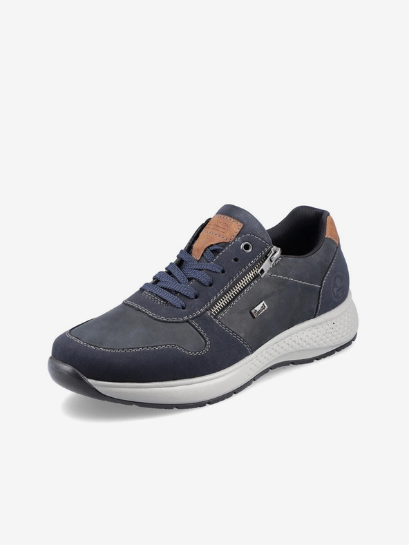 Rieker Stivali da uomo blu con dettagli in pelle Rieker