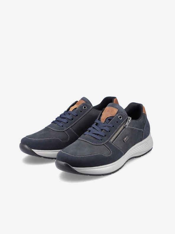 Rieker Stivali da uomo blu con dettagli in pelle Rieker