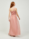 Little Mistress Maxi abito arancione con dettagli decorativi Little Mistress