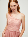 Little Mistress Maxi abito arancione con dettagli decorativi Little Mistress