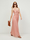 Little Mistress Maxi abito arancione con dettagli decorativi Little Mistress