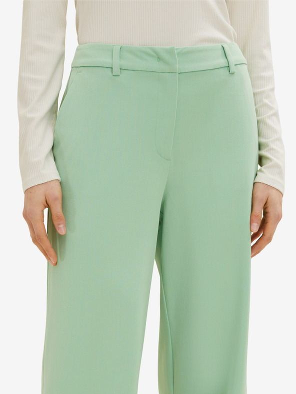 Tom Tailor Pantaloni a gamba larga da donna verde chiaro Tom Tailor