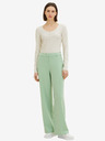 Tom Tailor Pantaloni a gamba larga da donna verde chiaro Tom Tailor