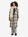 Scotch & Soda Cappotto invernale verde da donna a quadri in misto lana Scotch & Soda
