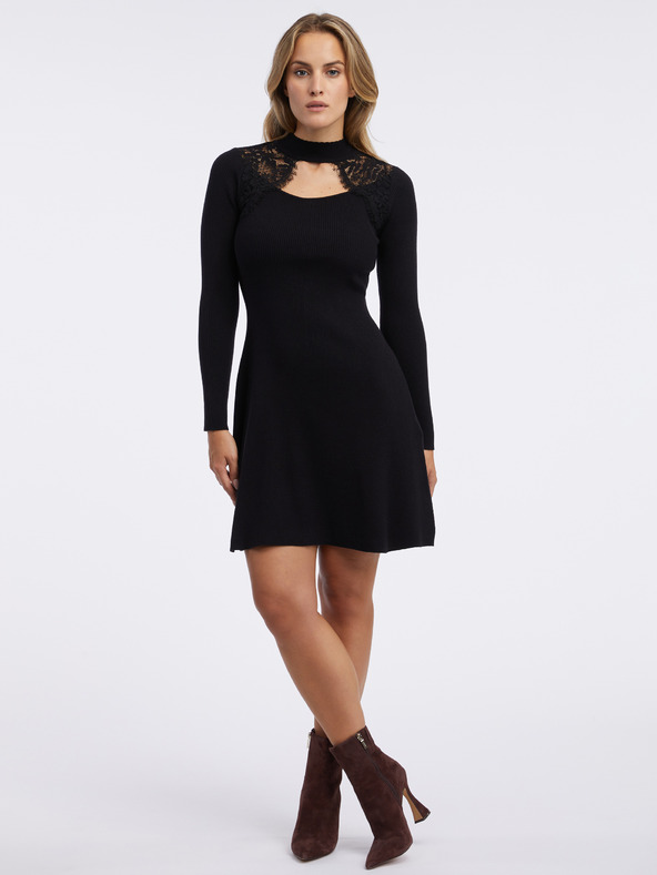 Orsay Abito in maglia nero da donna ORSAY