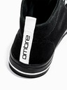 Ombre Clothing Scarpe da ginnastica alla caviglia da uomo nere T304