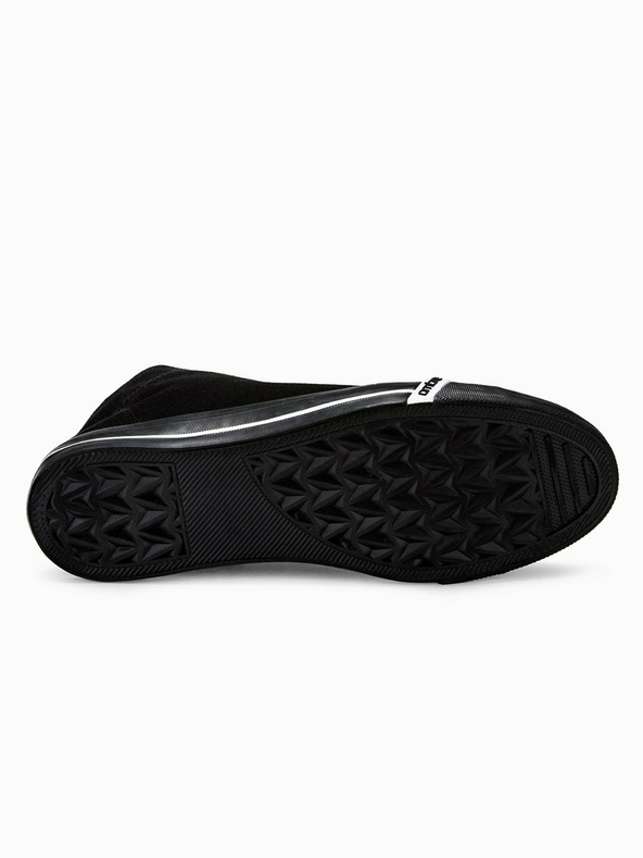 Ombre Clothing Scarpe da ginnastica alla caviglia da uomo nere T304