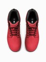 Ombre Clothing Scarpe da ginnastica alla caviglia da uomo rosse T311