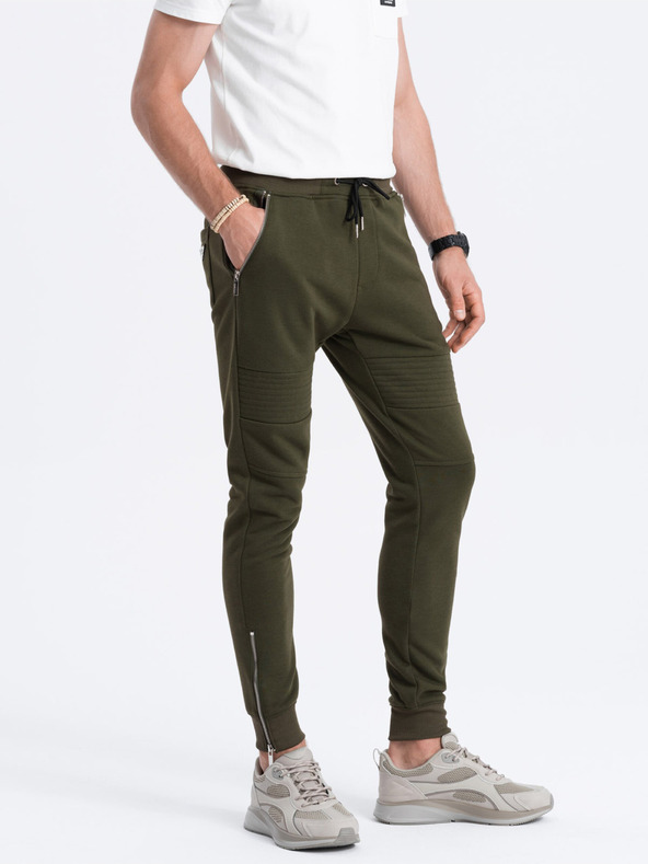 Ombre Clothing Pantaloni da bagno Khaki da uomo Abbigliamento Ombre