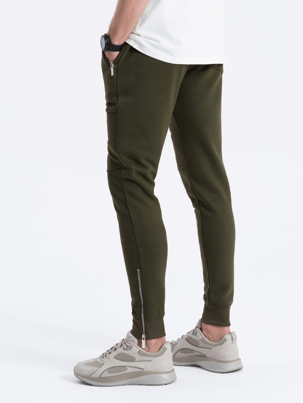 Ombre Clothing Pantaloni da bagno Khaki da uomo Abbigliamento Ombre