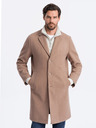 Ombre Clothing Cappotto leggero da uomo marrone chiaro Ombre Clothing