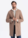 Ombre Clothing Cappotto leggero da uomo marrone chiaro Ombre Clothing