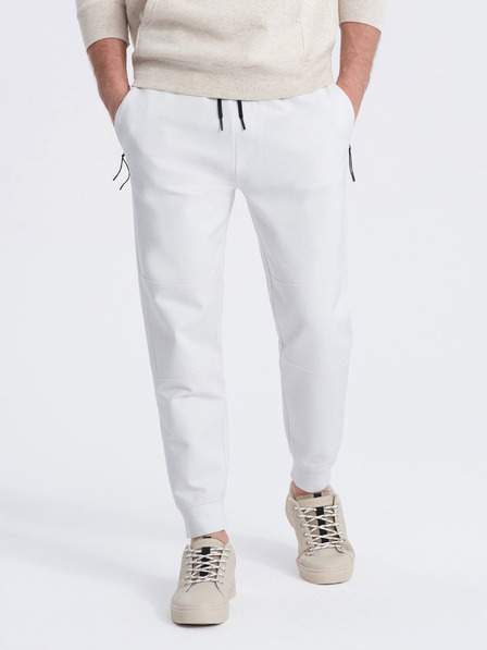 Ombre Clothing Tuta basic da uomo bianca Ombre Clothing