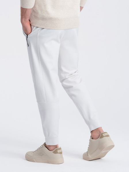 Ombre Clothing Tuta basic da uomo bianca Ombre Clothing