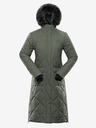 ALPINE PRO Cappotto trapuntato verde da donna ALPINE PRO Gosbera