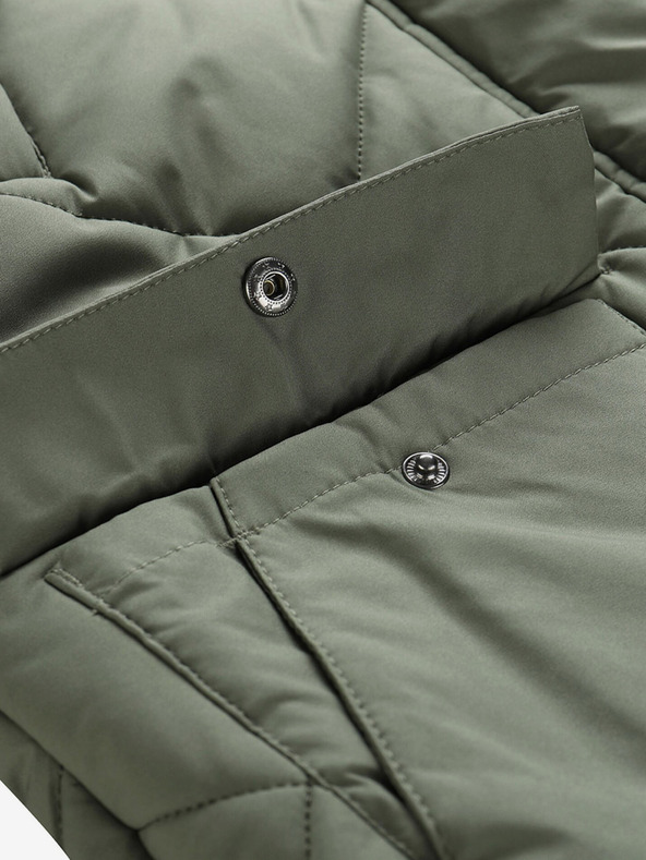 ALPINE PRO Cappotto trapuntato verde da donna ALPINE PRO Gosbera