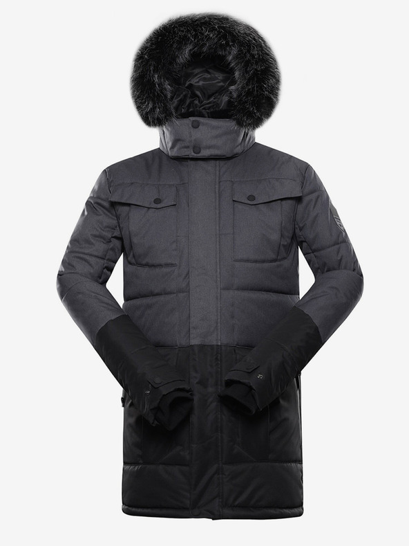 ALPINE PRO Giacca invernale nera da uomo ALPINE PRO Egyp