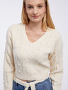 Orsay Maglione da donna color crema ORSAY