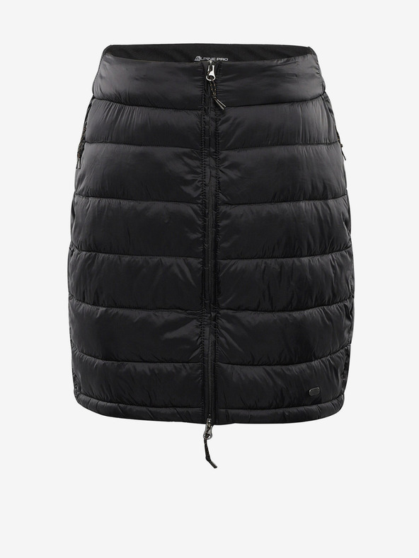 ALPINE PRO Gonna trapuntata nera da donna ALPINE PRO Lorfa