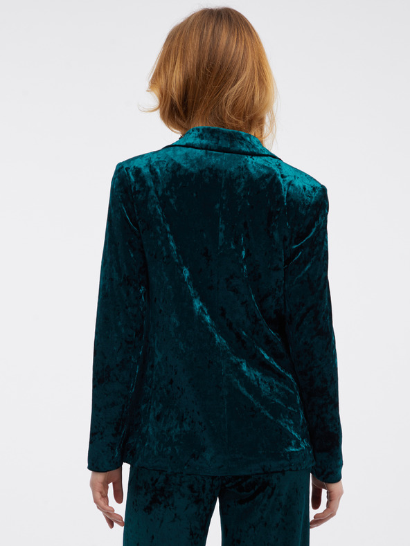 Orsay Giacca di velluto verde da donna ORSAY