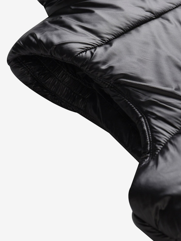 ALPINE PRO Gilet lungo trapuntato nero da donna ALPINE PRO Urefa