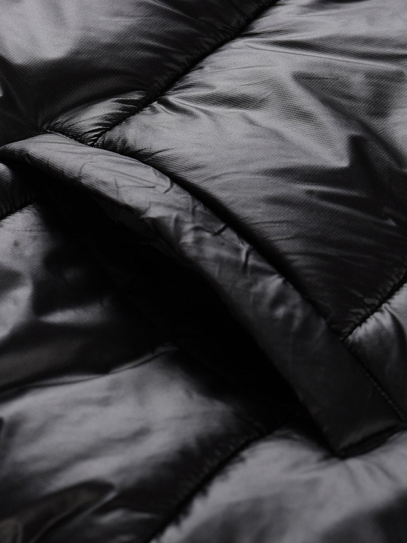 ALPINE PRO Gilet lungo trapuntato nero da donna ALPINE PRO Urefa