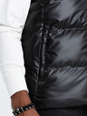 Ombre Clothing Gilet trapuntato nero da uomo Ombre Clothing
