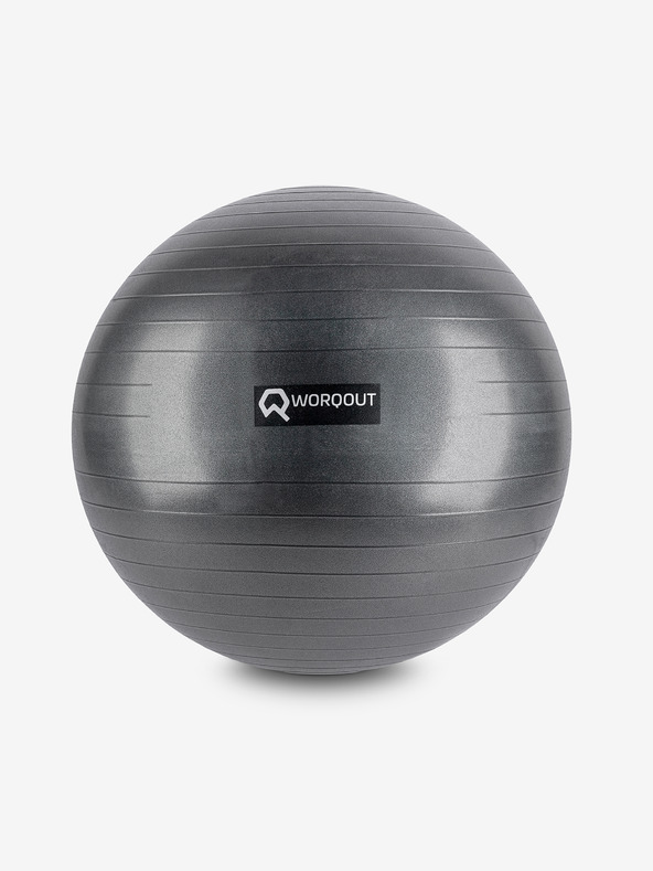 Worqout Palla da ginnastica nera 75 cm Worqout Gym Ball