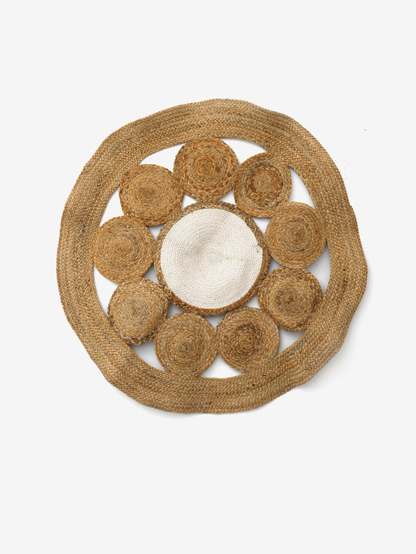 SIFCON Tappeto rotondo in iuta 90cm SIFCON