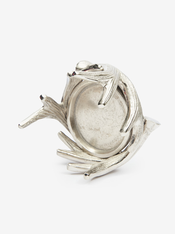 SIFCON Portacandele Tea Light SIFCON Antlers in colore argento