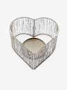 SIFCON Portacandela in filo metallico a forma di cuore per tea light SIFCON