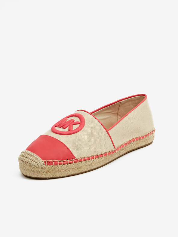 Michael Kors Espadrillas Michael Kors Kendrick rosa e crema da donna