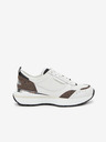 Michael Kors Sneakers Flynn Trainer Michael Kors da donna bianche e marroni