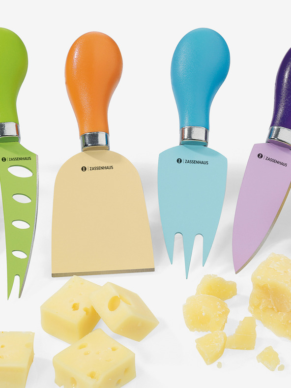 Zassenhaus Set di quattro coltelli da formaggio Zassenhaus