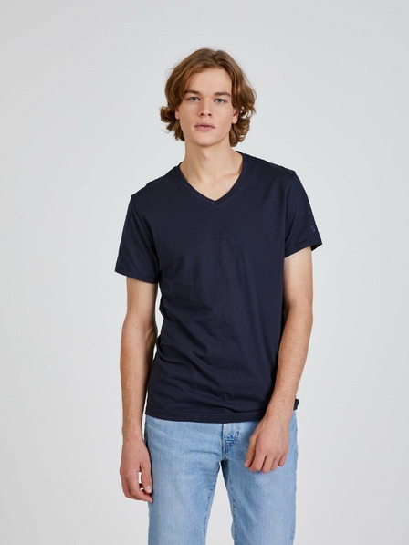 Sam 73 Maglietta da uomo blu scuro SAM 73 Blane