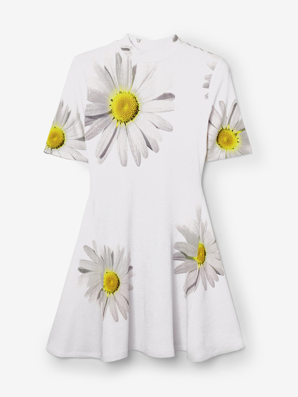 Desigual Abito floreale bianco da donna Desigual Margaritas