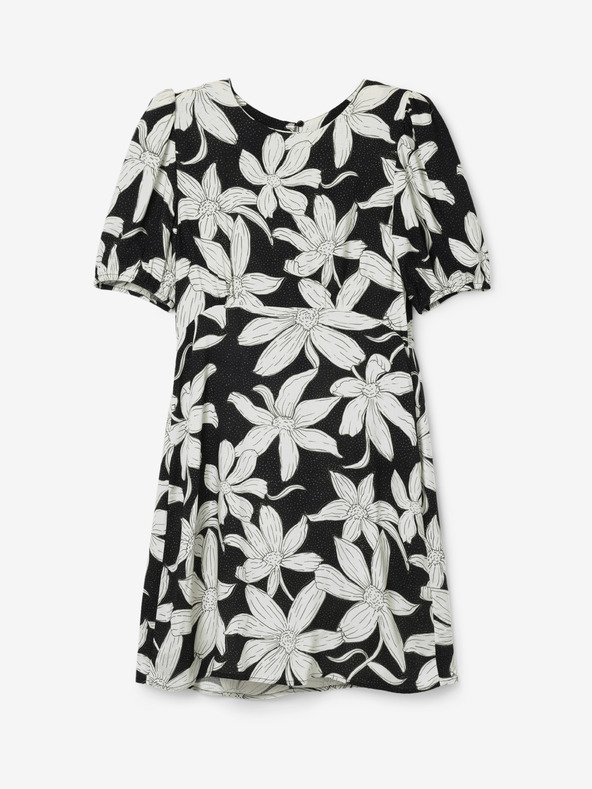 Desigual Abito floreale da donna Desigual Nashville bianco e nero