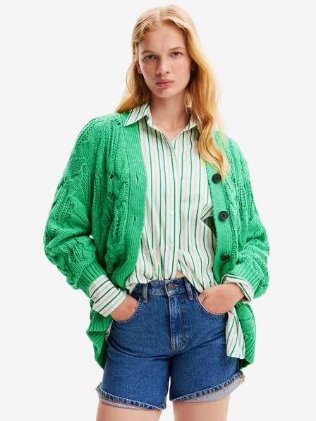 Desigual Cardigan da donna verde Desigual Janis