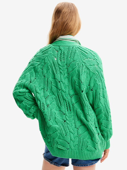 Desigual Cardigan da donna verde Desigual Janis