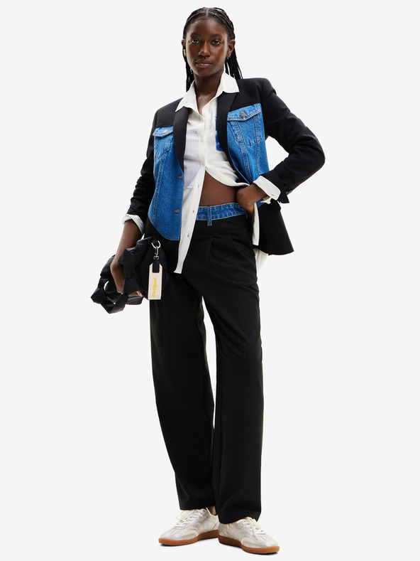 Desigual Pantaloni Desigual Milan neri da donna