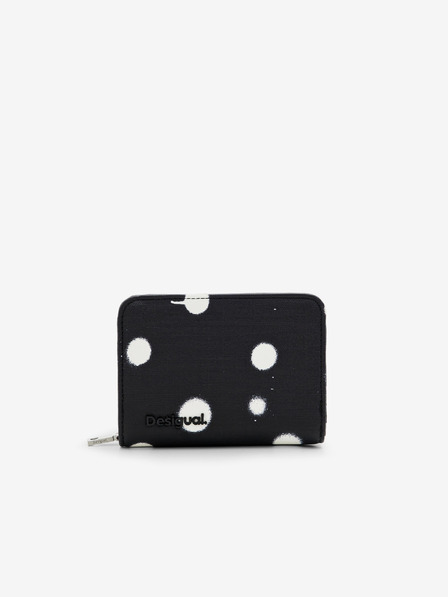 Desigual Borsetta Desigual New Splatter Maya da donna, bianca e nera, con motivo a schizzo