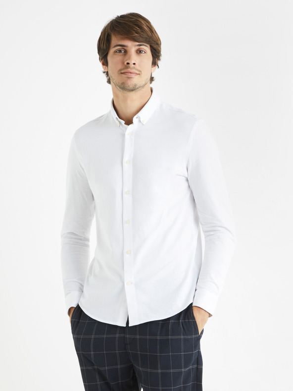 Celio Camicia bianca da uomo Celio Bapik