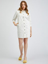 Orsay Abito camicia in denim bianco da donna ORSAY