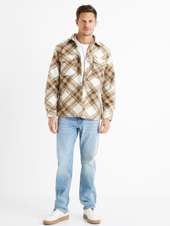 Celio Jeans straight fit da uomo azzurro Celio C15 Dostra15