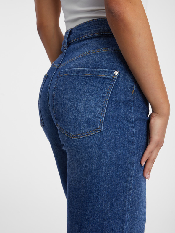 Orsay Jeans a gamba larga da donna blu scuro ORSAY