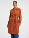 Orsay Trench donna mattone in pelle scamosciata ORSAY