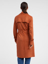 Orsay Trench donna mattone in pelle scamosciata ORSAY
