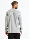 Celio Polo da uomo grigio chiaro Celio Decoml