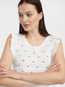 Orsay Maglia bianca a pois da donna ORSAY